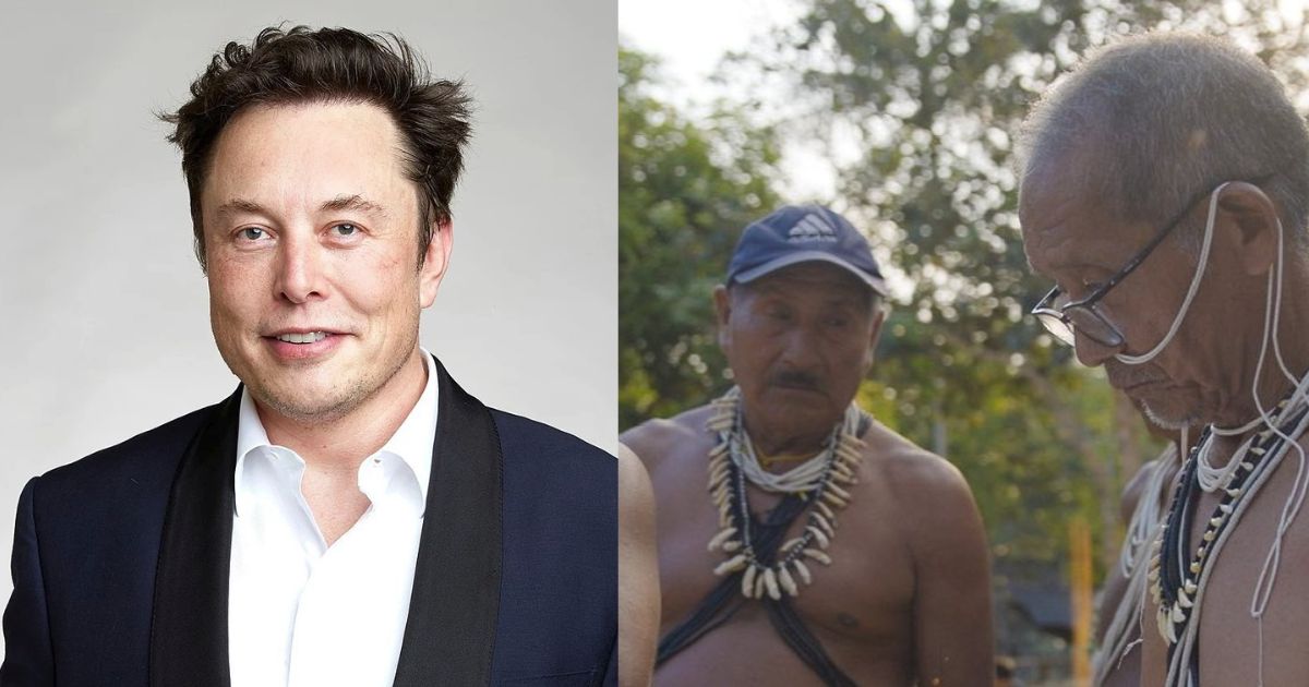 Elon Musk and people of the Marubo clan