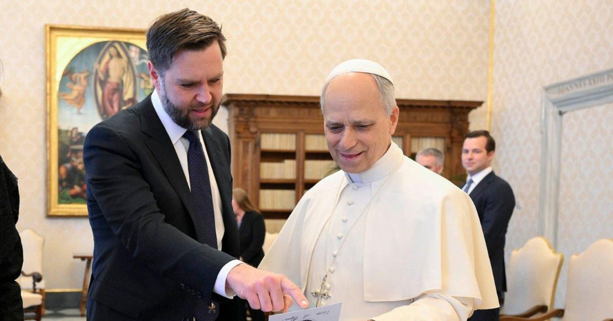 JD Vance and Pope Leo