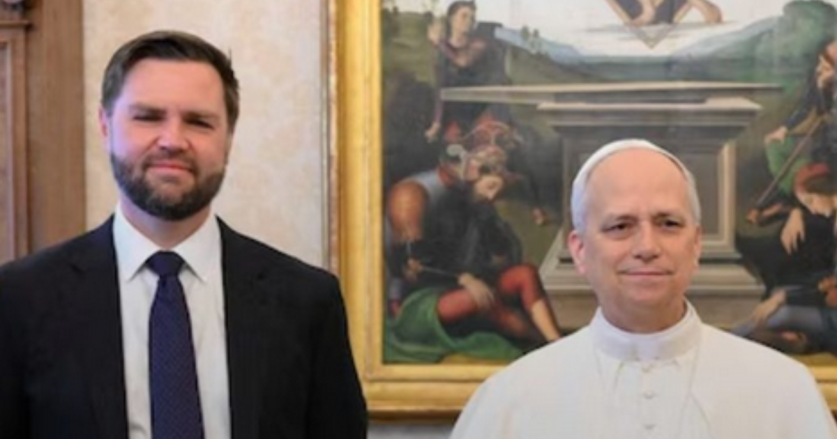 JD Vance met Pope Leo on Monday