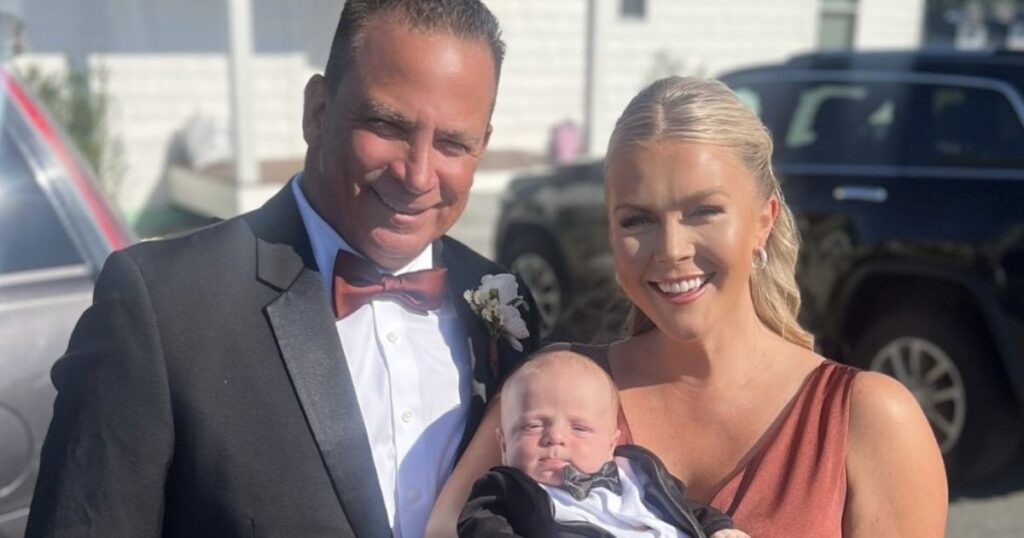 Karoline Leavitt with husband Nicholas Riccio and son Niko