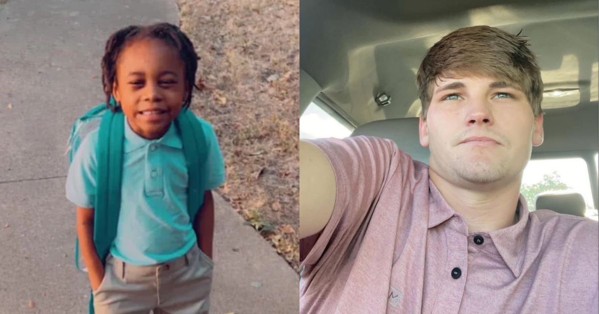 Late 7-Year-Old Black kid Logan Sharpe (GoFundMe) and 26-Year-Old Accused white man Dalton Cason (Jodi Martin/Facebook)
