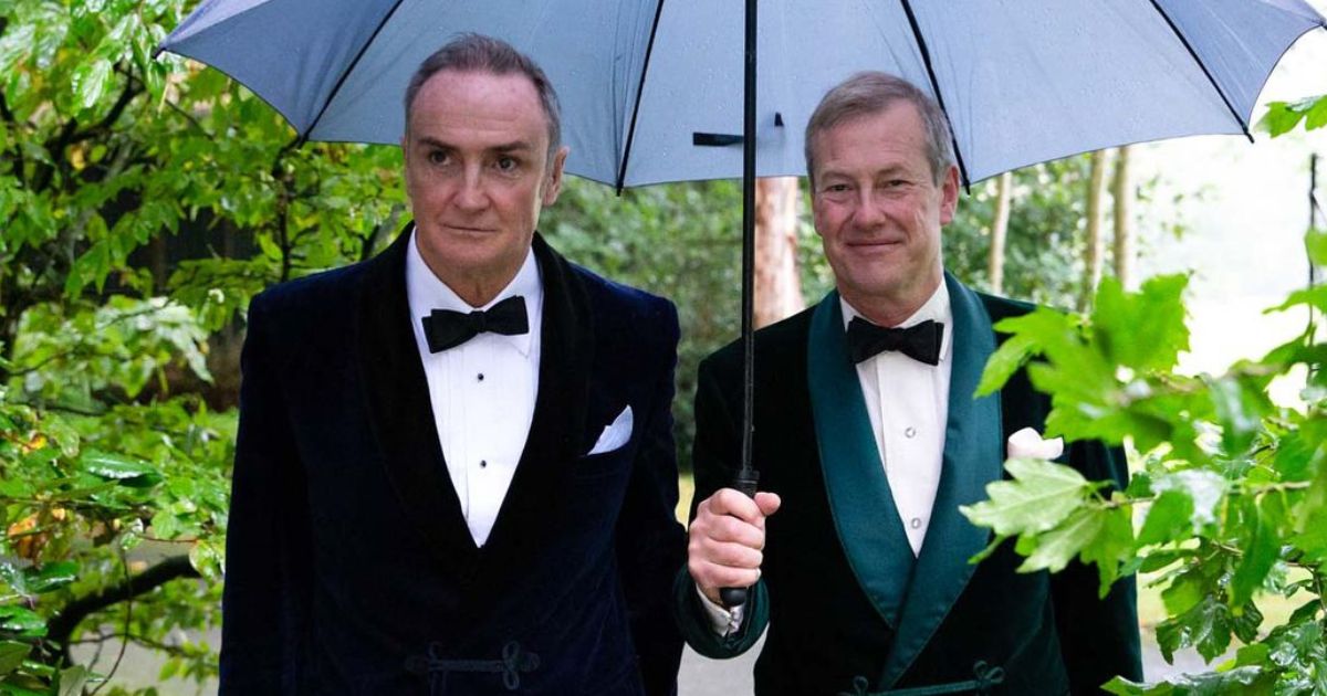 Lord Ivar Mountbatten and his husband James Coyle