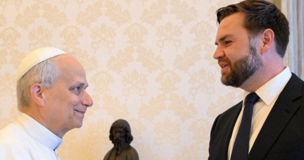 Pope Leo XIV and JD Vance's First Formal Meeting