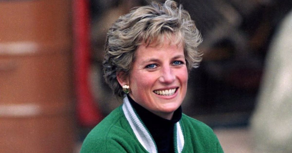 Princess Diana in her iconic haircut