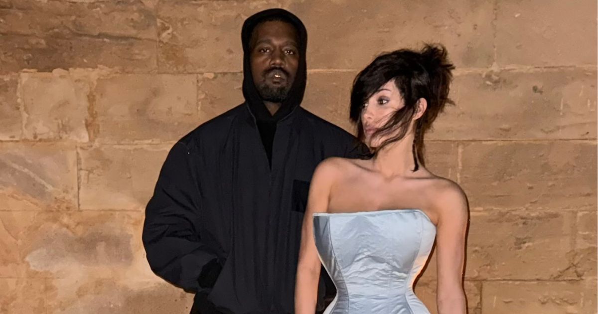 Rapper Kanye West and and wife Bianca Censori 