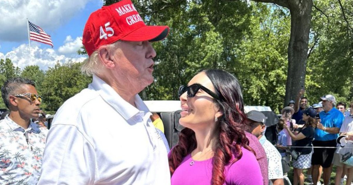 Laura Loomer with Donald Trump