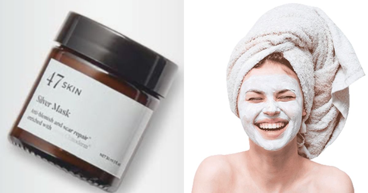 The viral breakout-fighting hero 47 skin mask (left—Instagram | @47skin—and right—(via kelleentheestheticia)