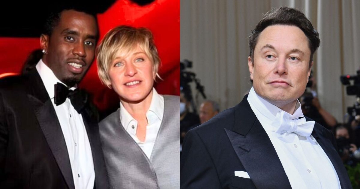 Elon Musk Shares Wild Conspiracy Theory About Diddy and Ellen DeGeneres