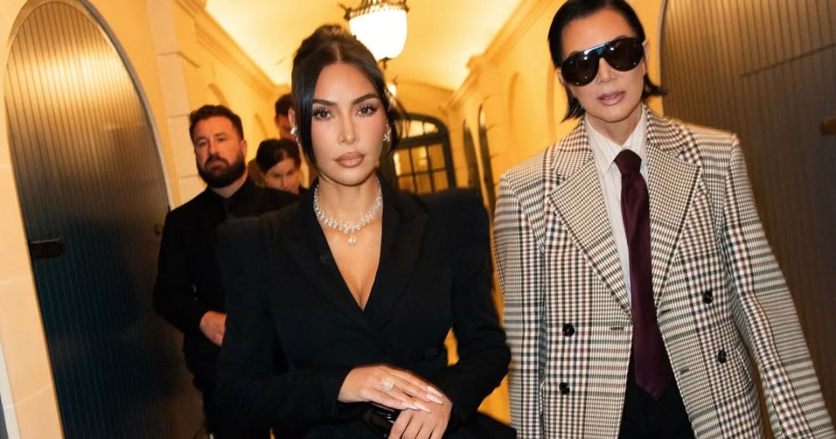 Kim Kardashian chose a black attire when she appeared in Paris court for trial of 2016 robbers