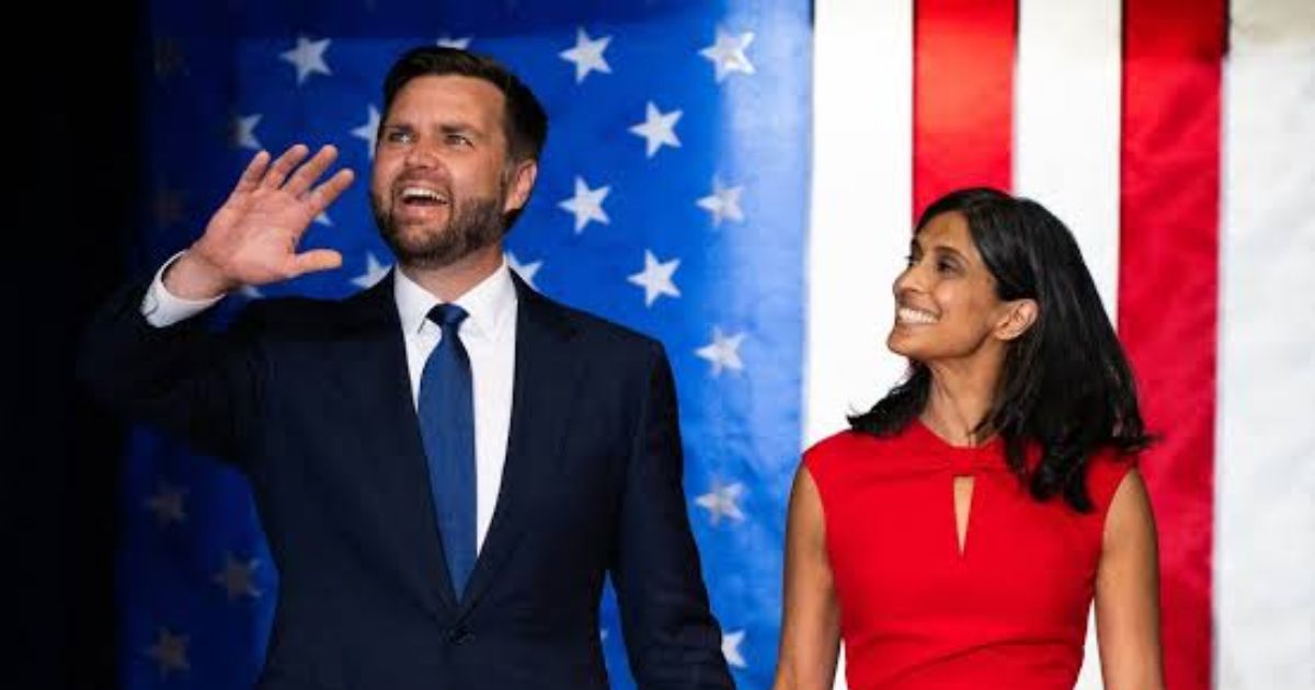 Usha Vance with Husband JD Vance