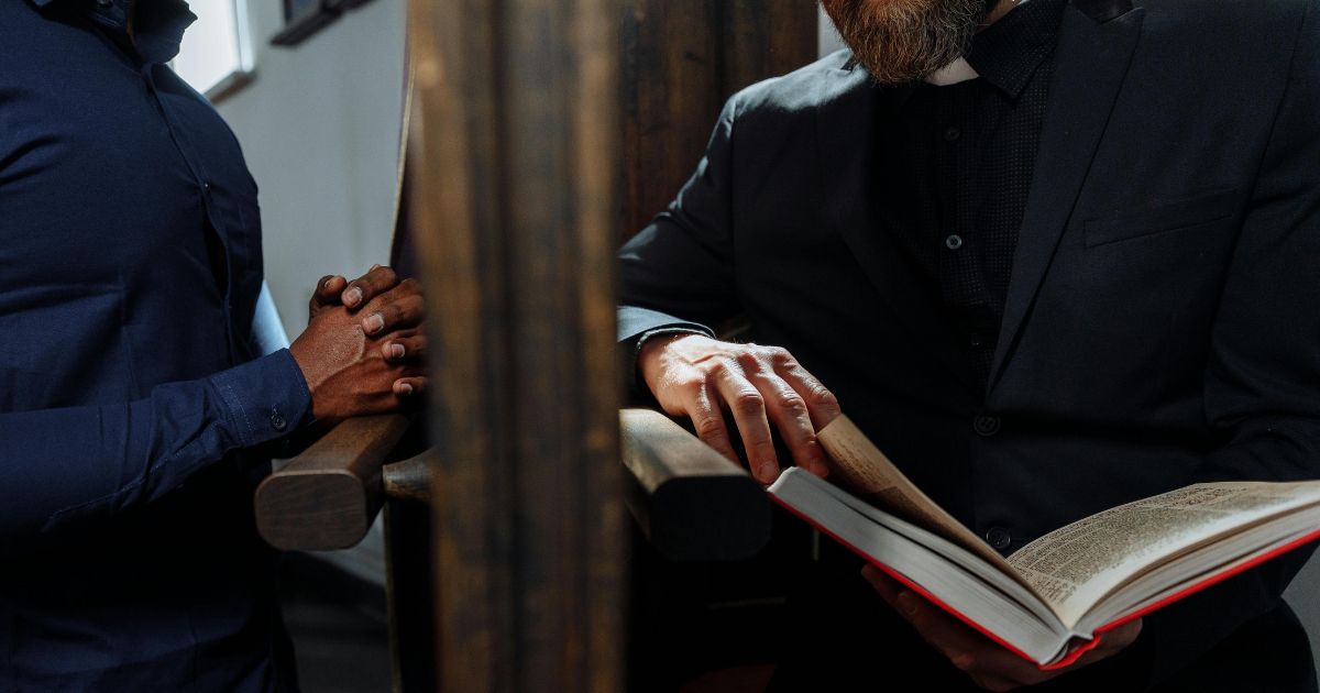 Confession in church