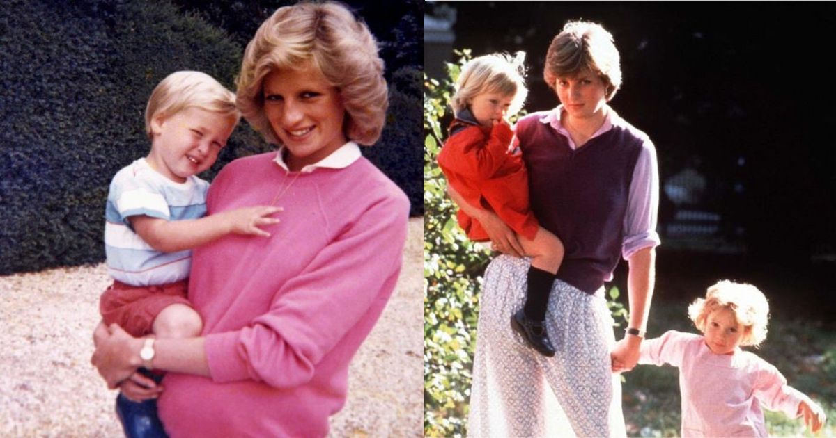 diana with her kids