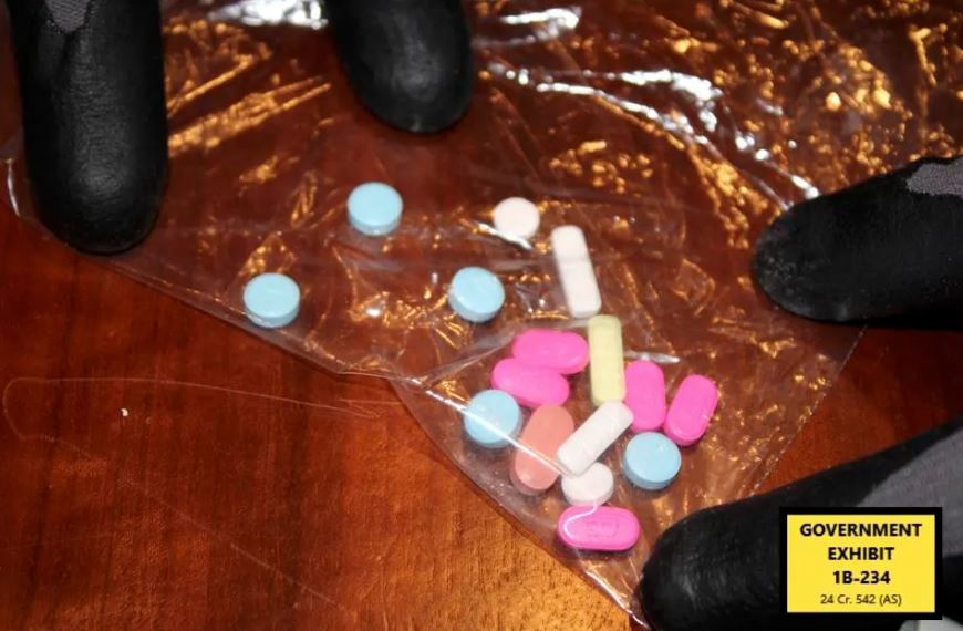 Various drugs were found during the raid in March at Diddy's mansion