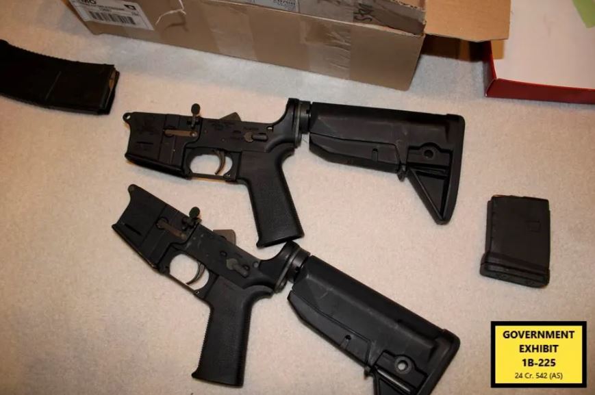 Parts of AR-15 style rifle were found throughout Sean Combs's home