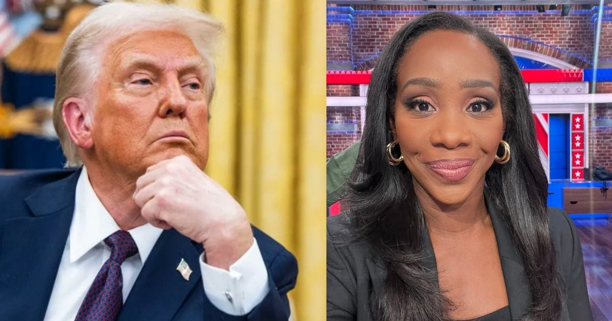 Abby Philips and Donald Trump