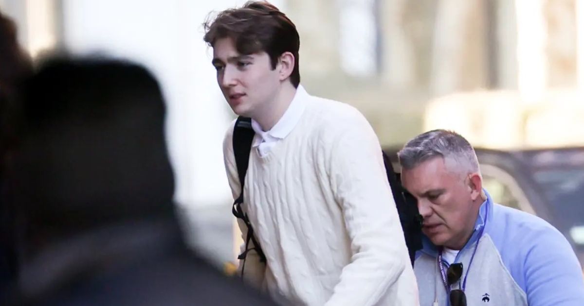 “Is He 7 Feet Tall?!” Barron Trump’s Giant Frame Breaks the Internet Again