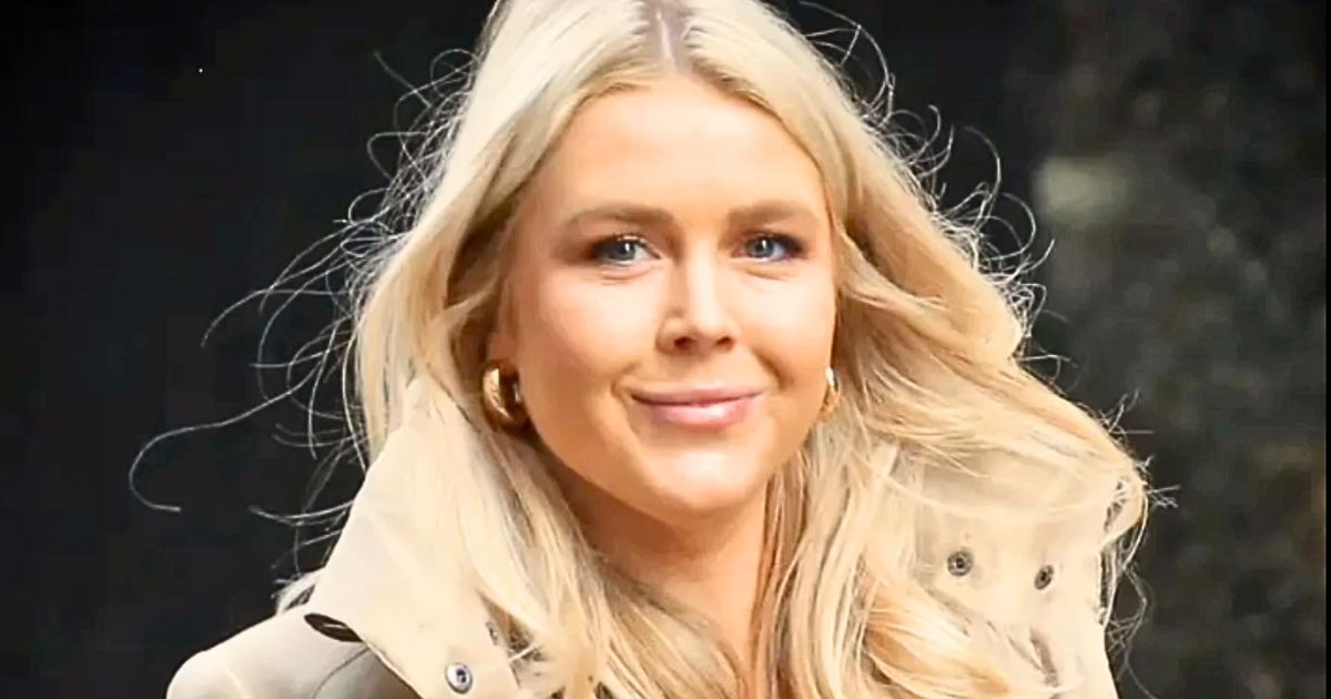 Karoline Leavitt showcasing her facial transformation