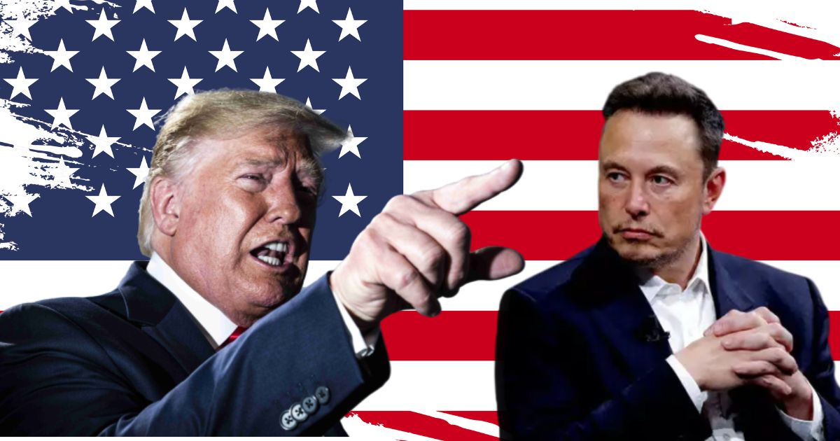 Donald Trump-Elon Musk Fallout Escalates (image source: X/@IanJaeger29, @jimfannon)
