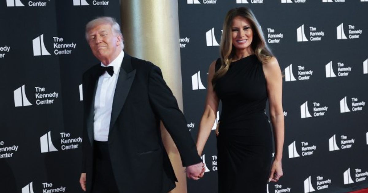 Donald Trump and Melania at the Les Misérables premiere