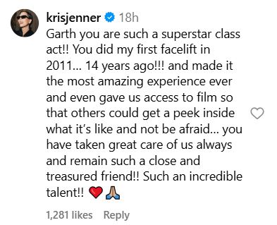 Kris Jenner opens up about her first facelift surgery