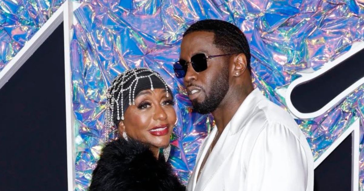 Sean Combs with mom Janice Combs