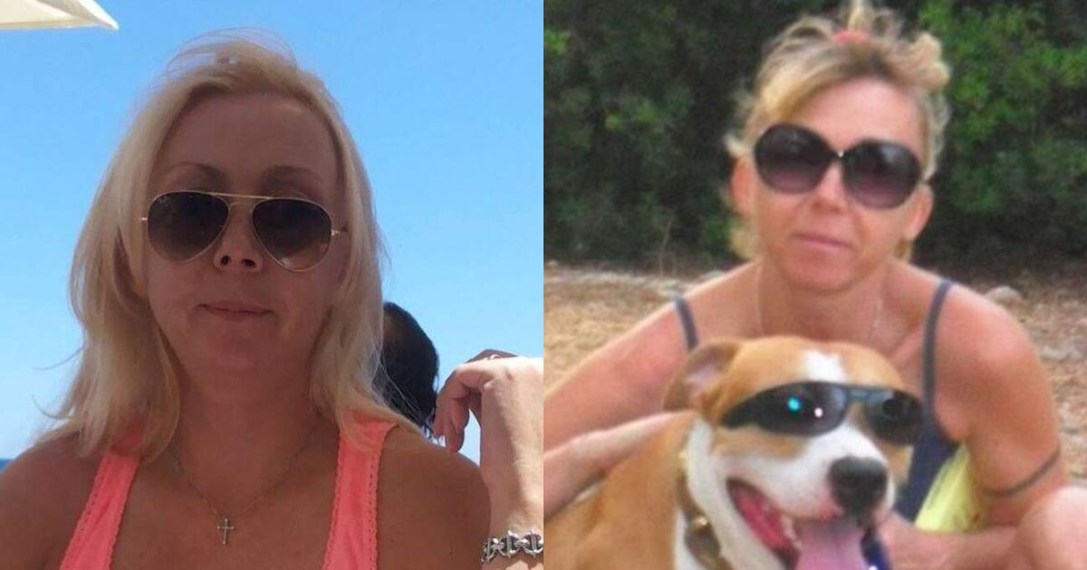 Svetlana Batukova with her dog