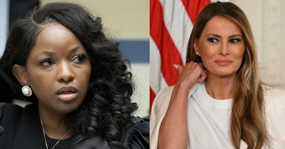 Jasmine Crockett and Melania Trump