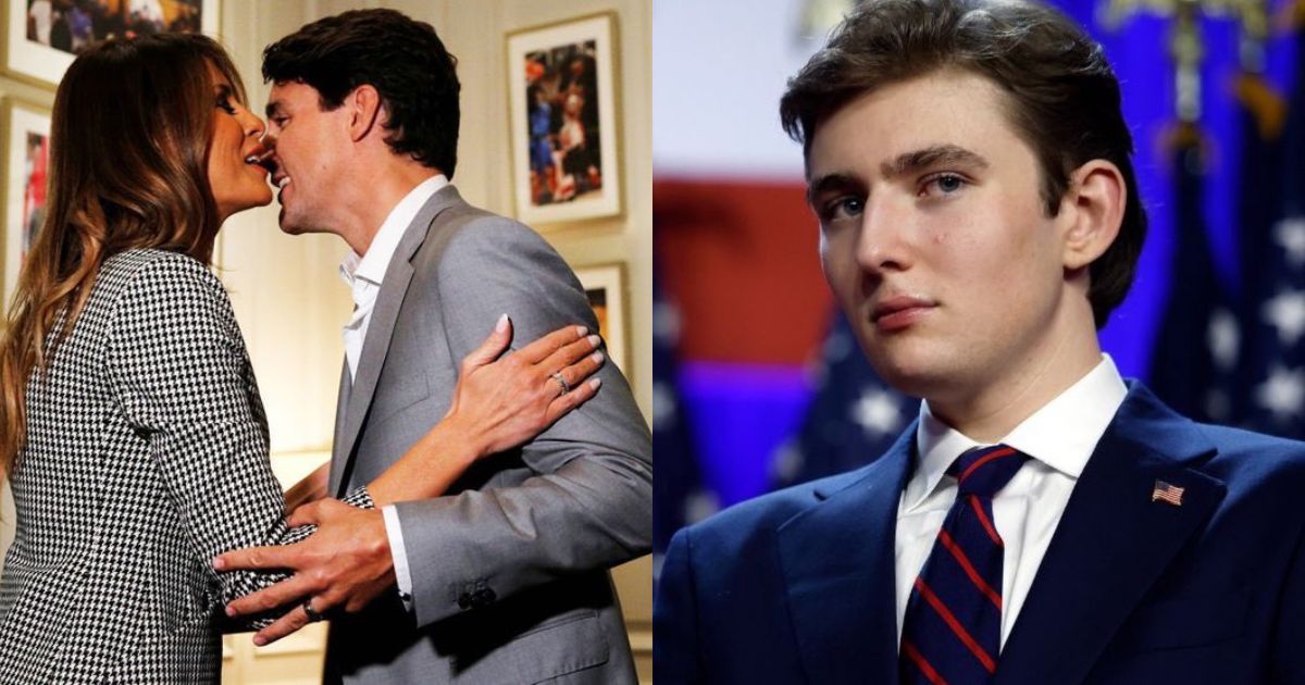 Internet thinks Justin Trudeau Really is Barron Trump’s Father.