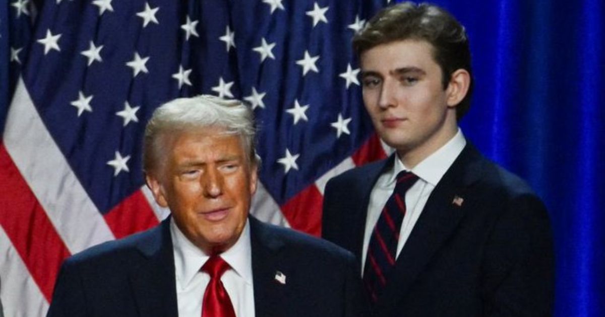 Barron and Donald Trump