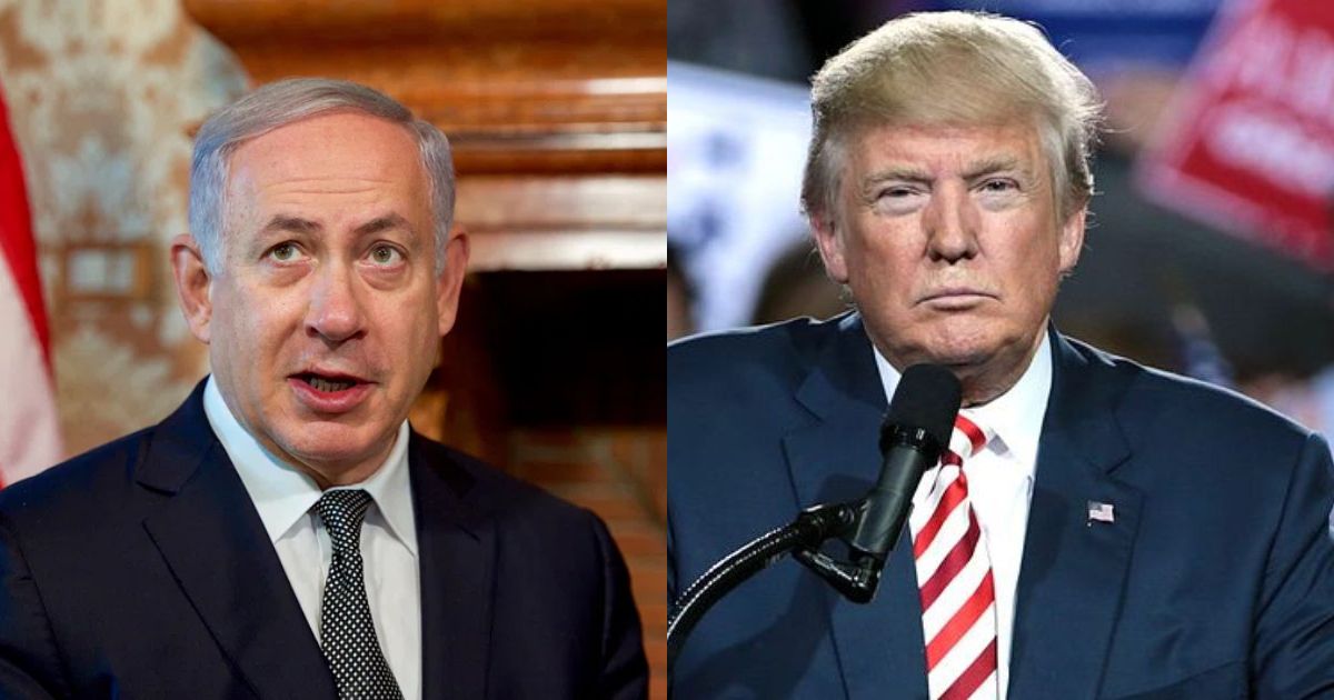 Benjamin Netanyahu (via rawpixel) and Donald Trump (uploaded by Gage Skidmore- via Flickr)