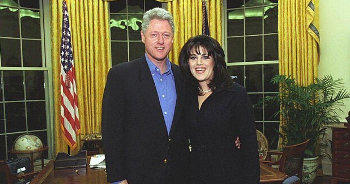 Bill Clinton with Monica Lewinsky