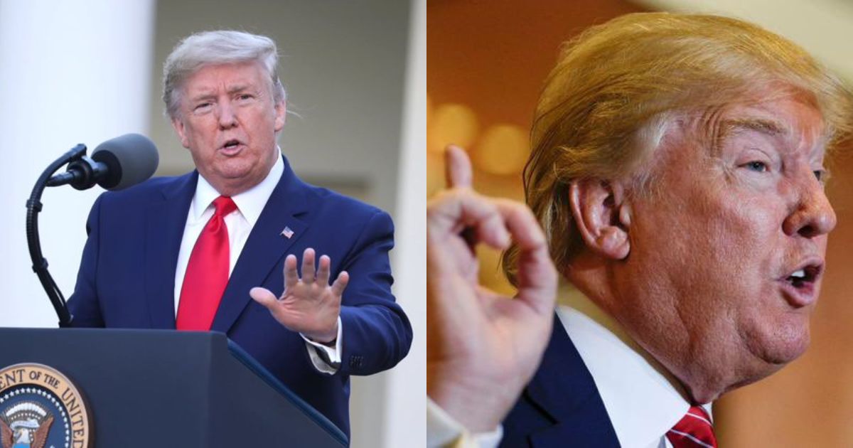 Different shades of Donald Trump's hair color over the years. ( leftt-@Forward_Lover|Instagram) and ( right- @KwikWarren|Instagram)