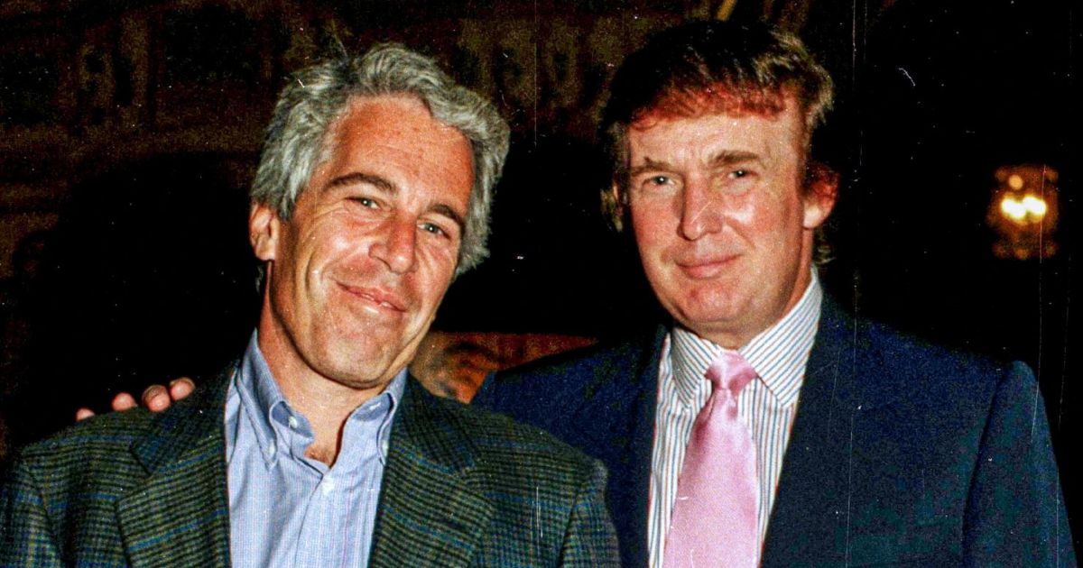 Donald Trump and Jeffrey Epstein