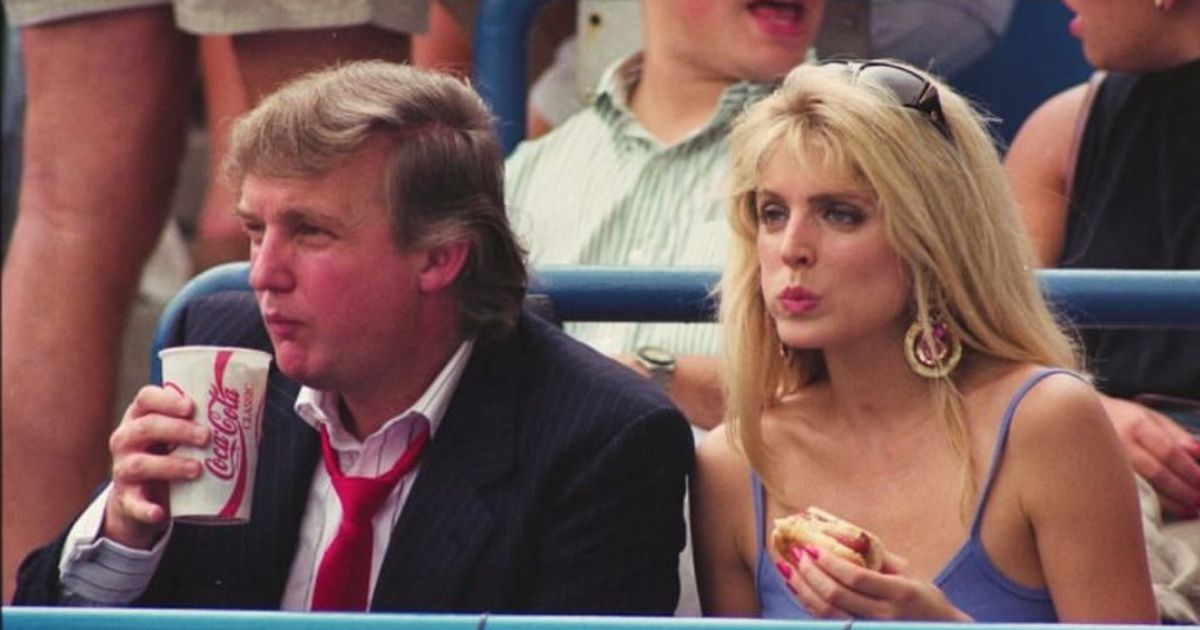 Donald Trump and Marla Maples