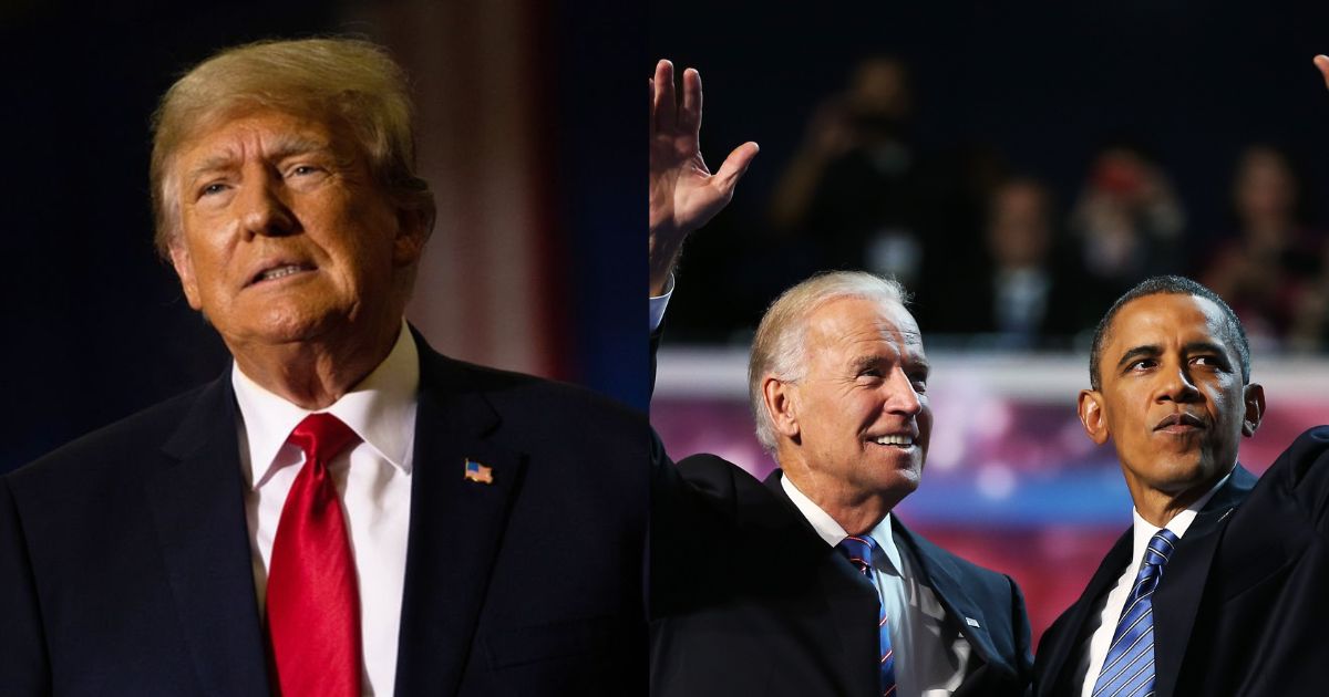 Donald Trump claims Joe Biden and Barack Obama made up the Epstein files