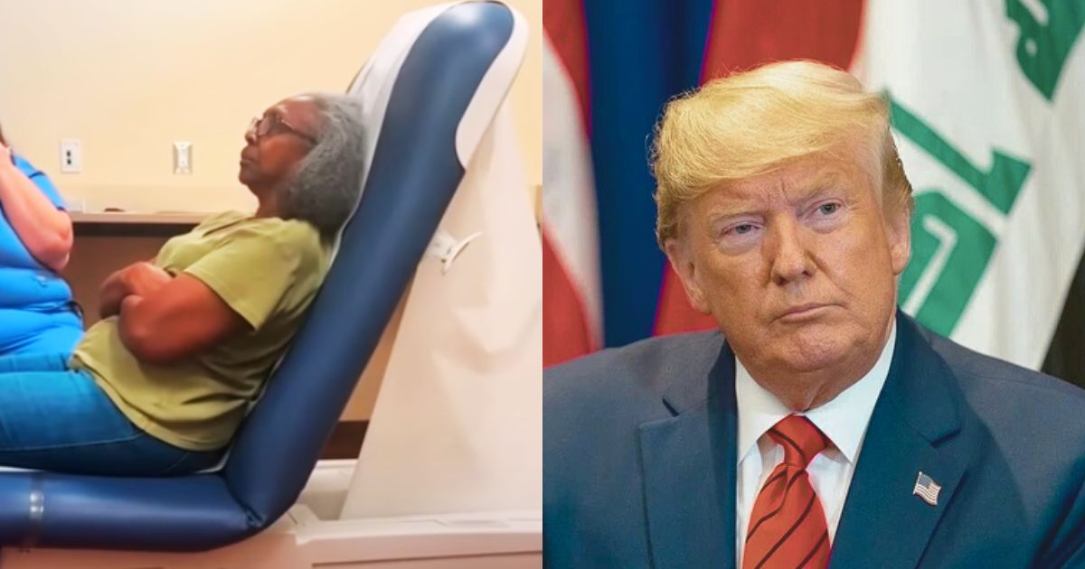 Grandma Mamma Shirl (Image Source: from Roland S. Martin- via YouTube) and President Donald Trump- (Image Source: rawpixel.com / National Archives and Records Administration)