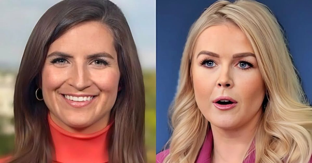 In reply to Kaitlan Collins' question, Karoline Leavitt scoffs, which was an alarming absence of respect.