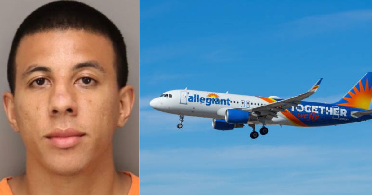 Taj Taylor has been arrested over false bomb claims (Image via / Pinellas County Sheriff's Office l Shuttertsock)