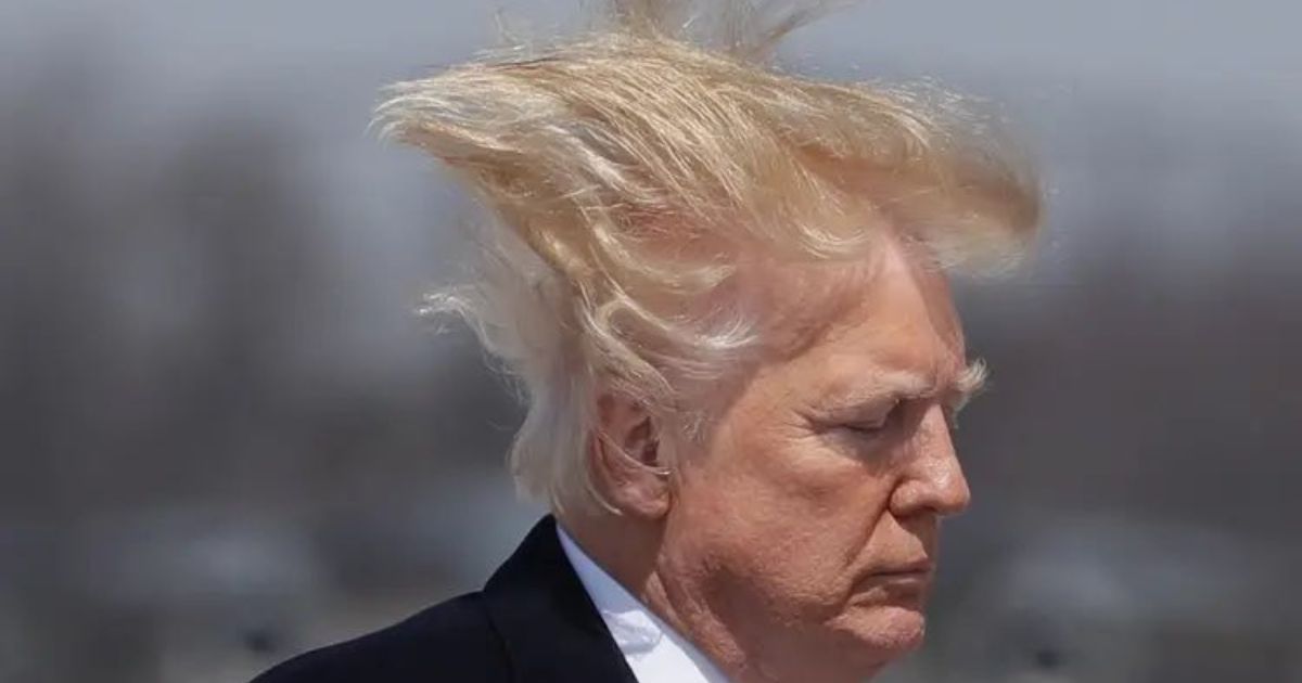 Trump's Hair Finally Exposed
