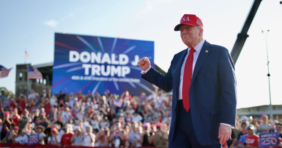 Donald Trump at the Iowa State Fairgrounds