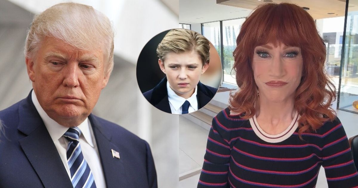 Kathy Griffin's anti-Trump post once traumatized Barron
