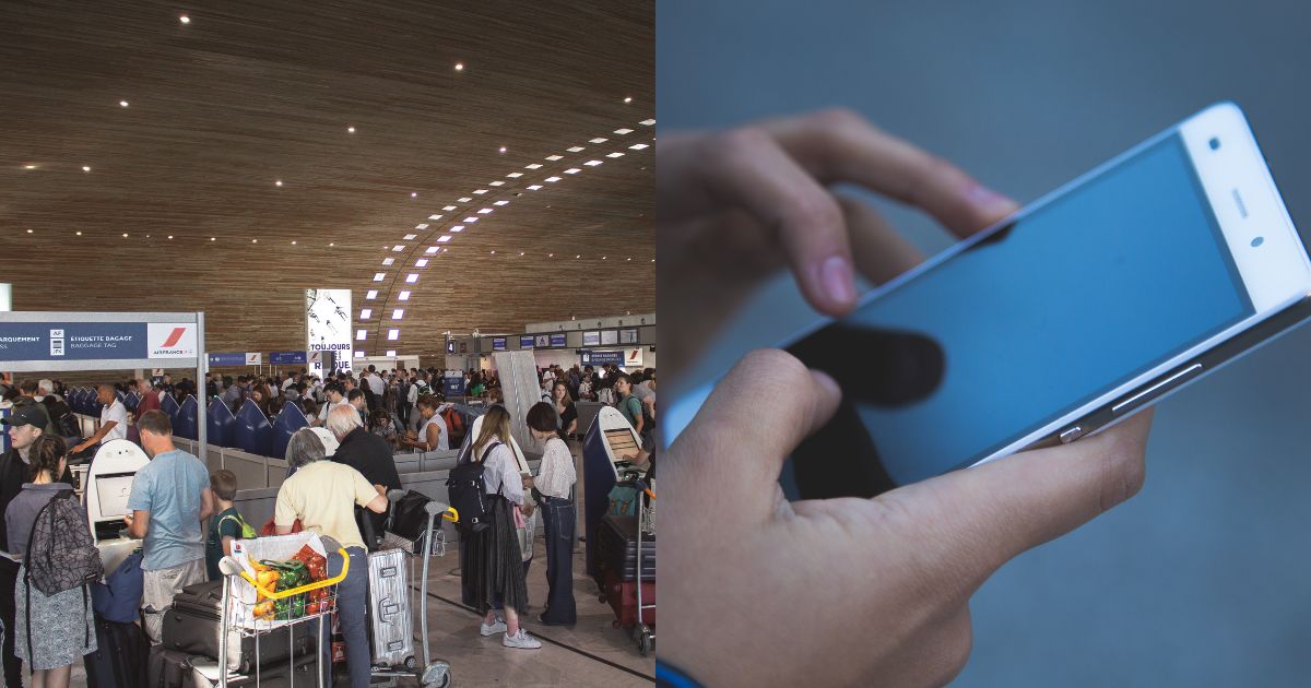 TSA warns against charging phones at USB ports (Image via Canva)