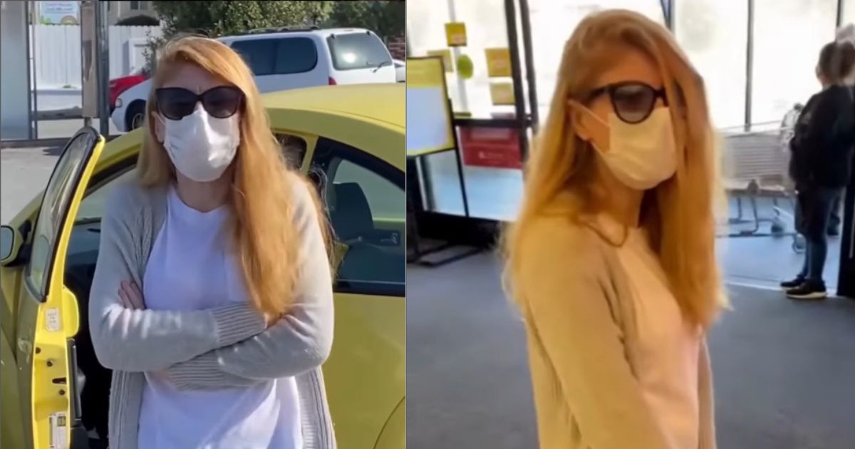 White woman launches racist insult