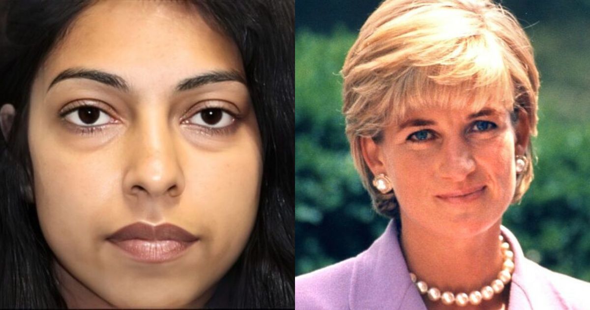 Habiba Naveed was convicted of killing her landlord and his cat while claiming royal lineage (Images via Metropolitan Police UK and Wikimedia Commons/John Mathew Smith)