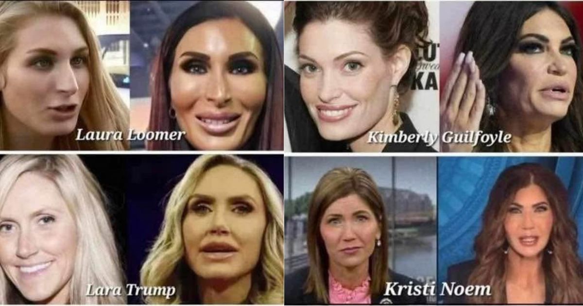 Kristi Noem and other's mar-a-lago face