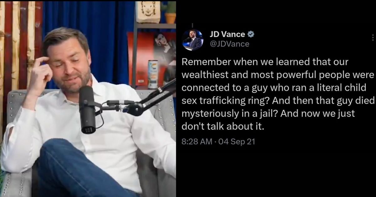 JD Vance old tweets about Epstein