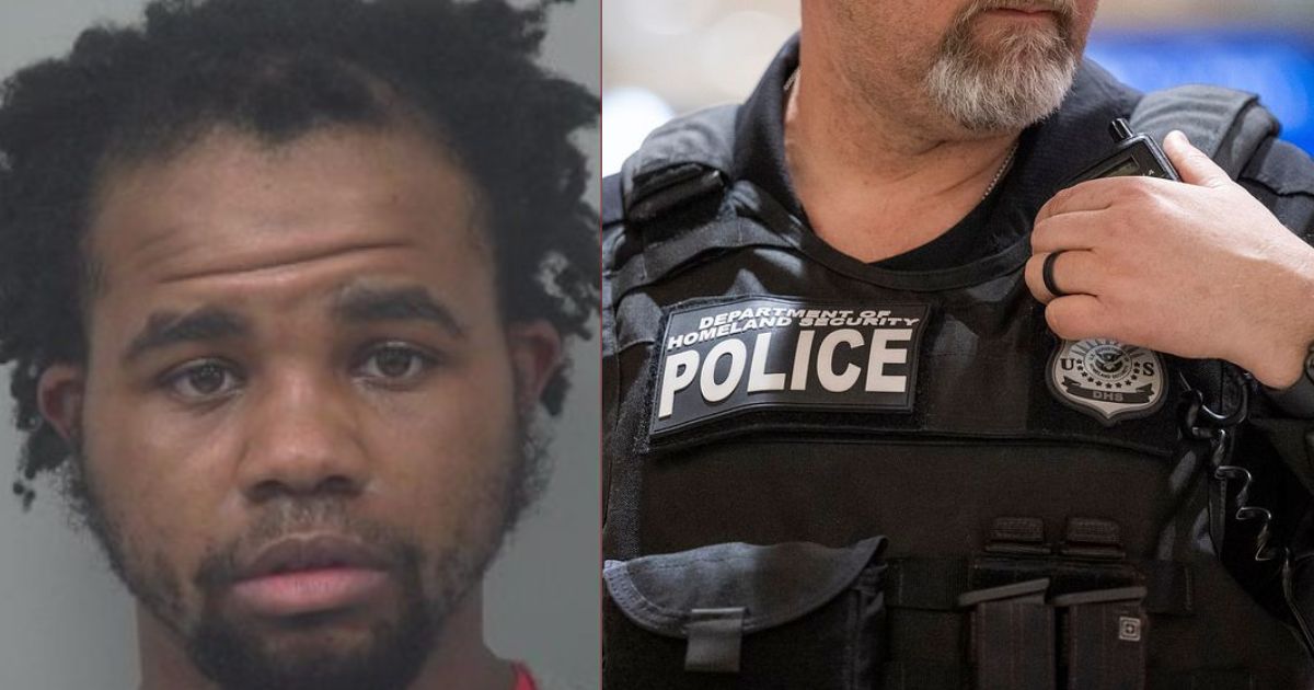 Arrested man William Jerome Adams in Georgia.(left-Gwinnett County Jail- via 11 Alive News on X) and (left-image via Rawpixel).