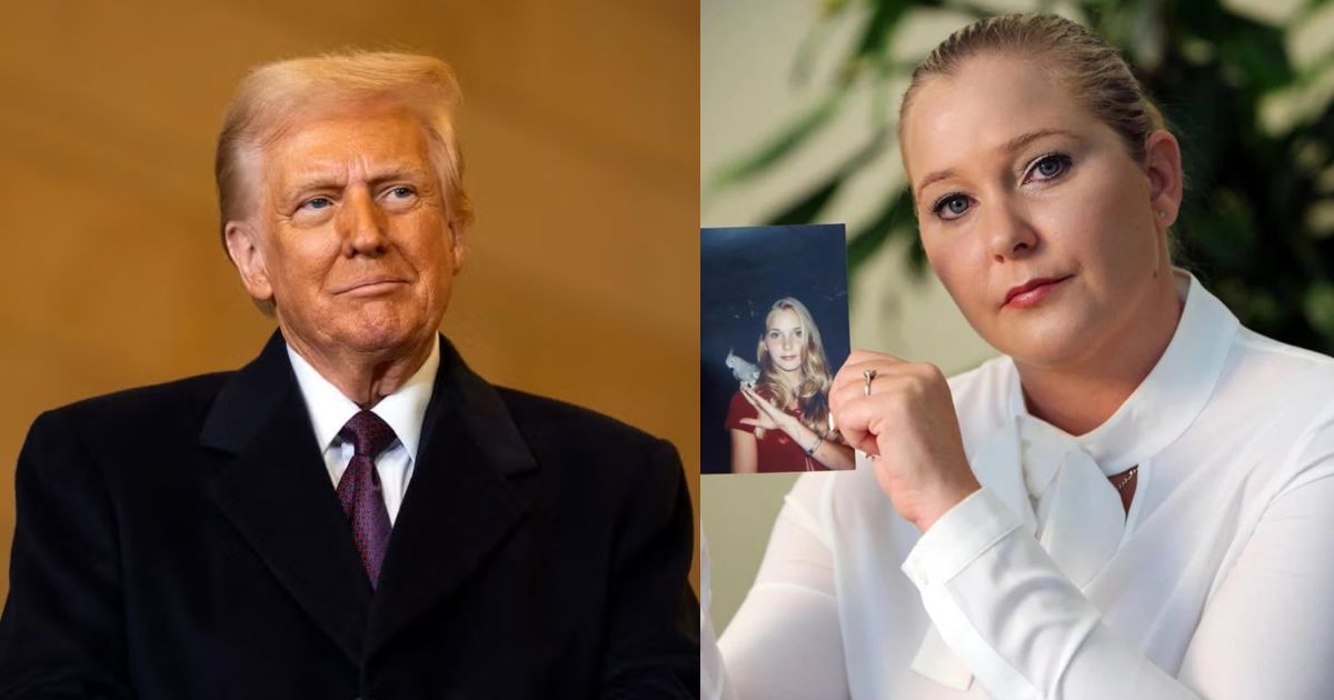 Donald Trump and Virginia Guiffre