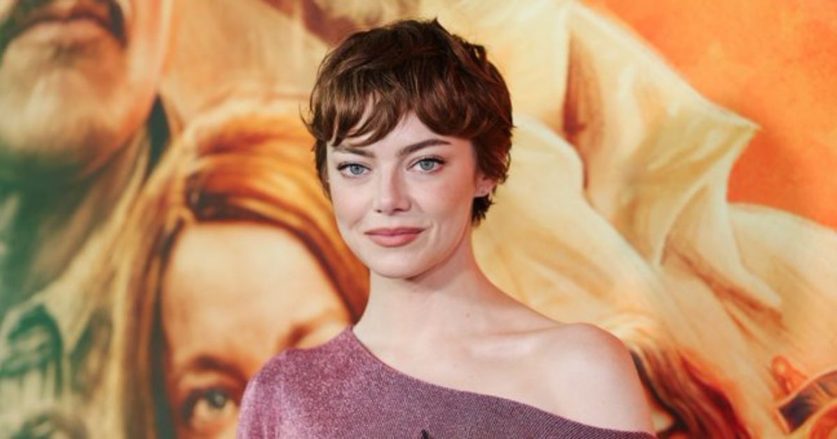 Emma Stone is unrecognizable in her look for the new movie.