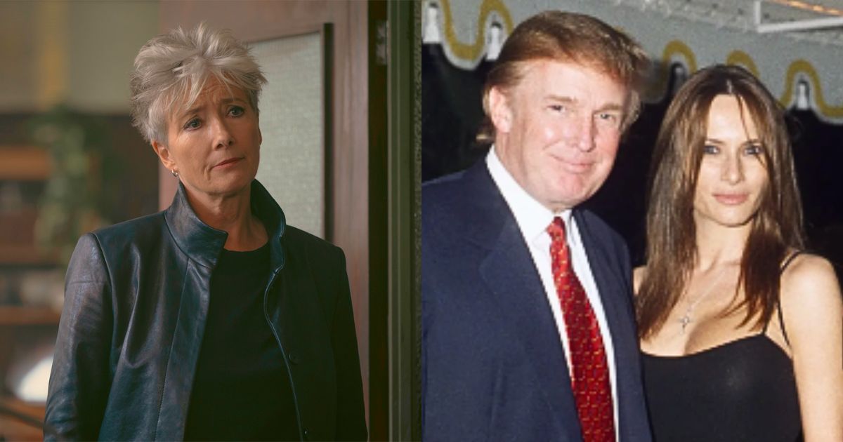 Emma Thompson says Donald Trump once called her trailer to ask her on a date the day her divorce was finalized.